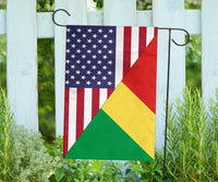 US Flag with RepublicOfTheCongo Flag RLT13 - Wonder Print Shop