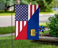 US Flag with Liechtenstein Flag RLT6 - Wonder Print Shop