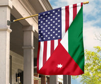 US Flag with Jordan Flag RLT8 - Wonder Print Shop