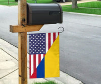 Us Flag With Colombia Flag RLT7 - Wonder Print Shop