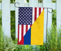 Us Flag With Colombia Flag RLT7 - Wonder Print Shop