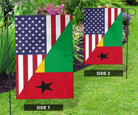 US Flag with GuineaBissau RLT8 - Wonder Print Shop