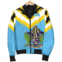 Saint Lucia Men's Bomber Jacket New Release RLT6 - Wonder Print Shop