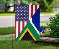 Us Flag With South Africa Flag RLT8 - Wonder Print Shop