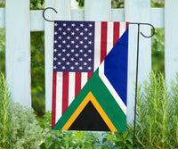 Us Flag With South Africa Flag RLT8 - Wonder Print Shop