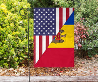US Flag with Moldova Flag A15 RLT13 - Wonder Print Shop