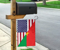 US Flag with Burkina Faso Flag RLT7 - Wonder Print Shop