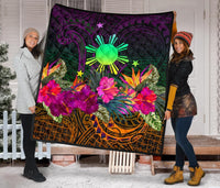 The Phillipines Premium Quilt Summer Hibiscus RLT6 - Wonder Print Shop