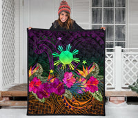The Phillipines Premium Quilt Summer Hibiscus RLT6 - Wonder Print Shop