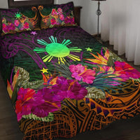 The Phillipines Quilt Bed Set Summer Hibiscus RLT6 - Wonder Print Shop