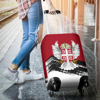 Serbia Luggage Covers Serbian White Eagle RLT7 - Wonder Print Shop