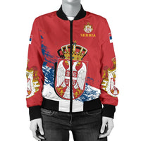 Serbia Special Women's Bomber Jacket RLT7 - Wonder Print Shop