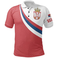 Serbia Polo Shirt Serbia Flag Red RLT7 - Wonder Print Shop