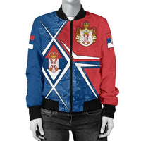 Serbia Women's Bomber Jacket Serbian Legend RLT7 - Wonder Print Shop