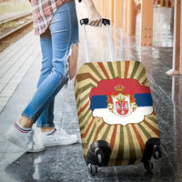 Kingdom Of Serbia Luggage Covers - Vintage Flag Template RLT7 - Wonder Print Shop