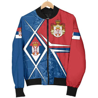 Serbia Women's Bomber Jacket Serbian Legend RLT7 - Wonder Print Shop