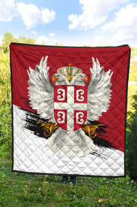 Serbia Quilt Serbian White Eagle RLT7 - Wonder Print Shop