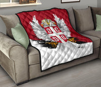 Serbia Quilt Serbian White Eagle RLT7 - Wonder Print Shop