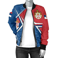 Serbia Women's Bomber Jacket Serbian Legend RLT7 - Wonder Print Shop