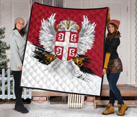 Serbia Quilt Serbian White Eagle RLT7 - Wonder Print Shop
