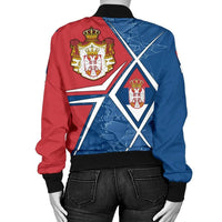 Serbia Women's Bomber Jacket Serbian Legend RLT7 - Wonder Print Shop