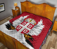 Serbia Quilt Serbian White Eagle RLT7 - Wonder Print Shop