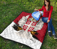 Serbia Quilt Serbian White Eagle RLT7 - Wonder Print Shop