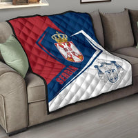 Serbia Premium Quilt Coat Of Arms Flag Style RLT7 - Wonder Print Shop
