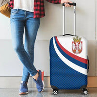 Serbia Luggage Covers Serbia Flag Blue RLT7 - Wonder Print Shop