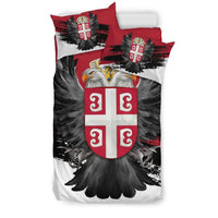 Serbia Bedding Set Serbian Eagle Tattoo RLT7 - Wonder Print Shop