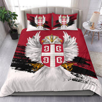 Serbia Bedding Set Serbian White Eagle RLT7 - Wonder Print Shop