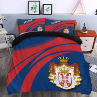 Serbia Coat Of Arms Bedding Set Cricket RLT7 - Wonder Print Shop
