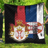 Serbia Flag Premium Quilt Flag Style RLT7 - Wonder Print Shop