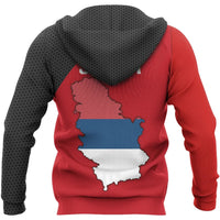 Serbia Map Special Hoodie RLT7 - Wonder Print Shop