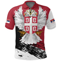 Serbia Polo Shirt Serbian White Eagle RLT7 - Wonder Print Shop