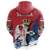 Serbia Special Hoodie Serbian Eagle / Orthodox Cross RLT7 - Wonder Print Shop