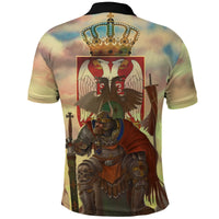 Serbia Polo Shirt Serbian Warrior RLT7 - Wonder Print Shop