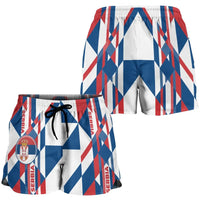 women-shorts-serbia-flag-color-with-coat-of-arm