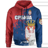 Serbia Hoodie The Great Serbia Serbian Language RLT7 - Wonder Print Shop