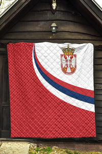 Serbia Premium Quilt Serbia Flag Red RLT7 - Wonder Print Shop