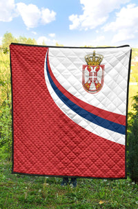 Serbia Premium Quilt Serbia Flag Red RLT7 - Wonder Print Shop