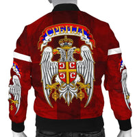 Serbia Men's Bomber Jacket Best Serbian Eagle Tattoo RLT7 - Wonder Print Shop