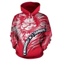 Trinidad and Tobago Lion Red Hoodie RLT6 - Wonder Print Shop
