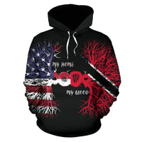 American Grown Trinidad & Tobago Root DNA Hoodie2 RLT6 - Wonder Print Shop