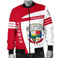 Panama Men's Bomber Jacket Premium Style Red RLT13 - Wonder Print Shop