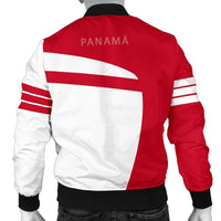 Panama Men's Bomber Jacket Premium Style Red RLT13 - Wonder Print Shop