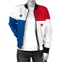 Panama Women's Bomber Jacket Original Flag RLT13 - Wonder Print Shop