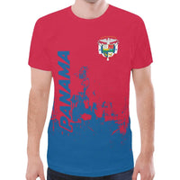 Panama T Shirt Smudge Style RLT13 - Wonder Print Shop