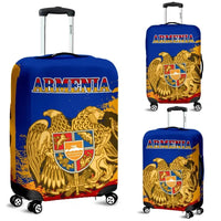 Armenia Luggage Cover - Armenia Blue RLT8 - Wonder Print Shop
