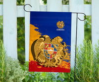 Armenia Garden Flag - Armenia Blue RLT8 - Wonder Print Shop